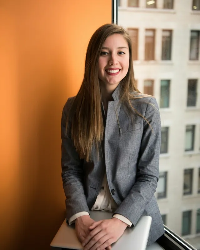 Sofia Castellanos photographed in natural light against a plain background
