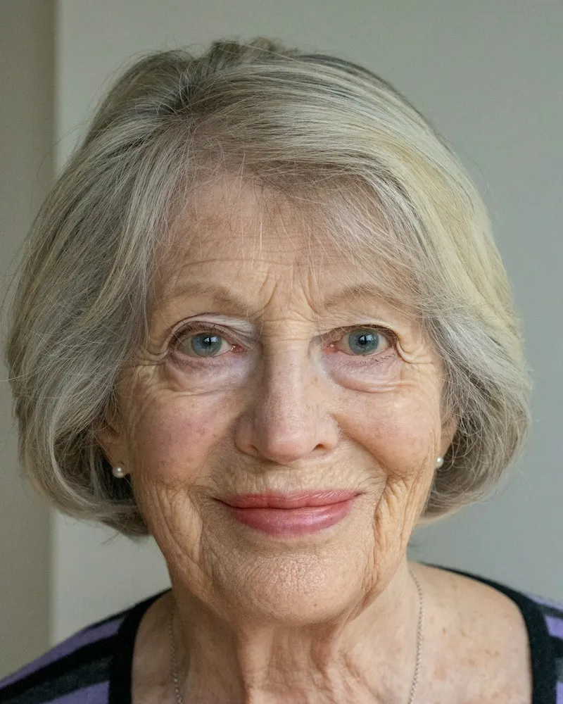Ruth Calloway photographed in natural light against a plain background